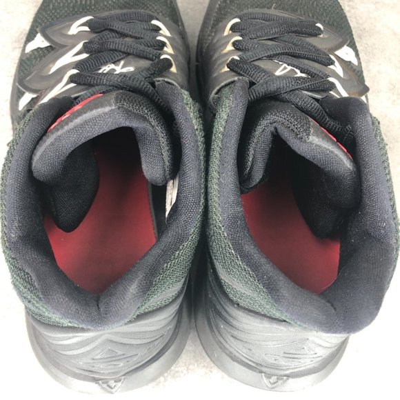 Nike GS Kyrie 5 High Top Sneakers, AQ2456-016, Black Red, Youth 6 - Picture 8 of 9
